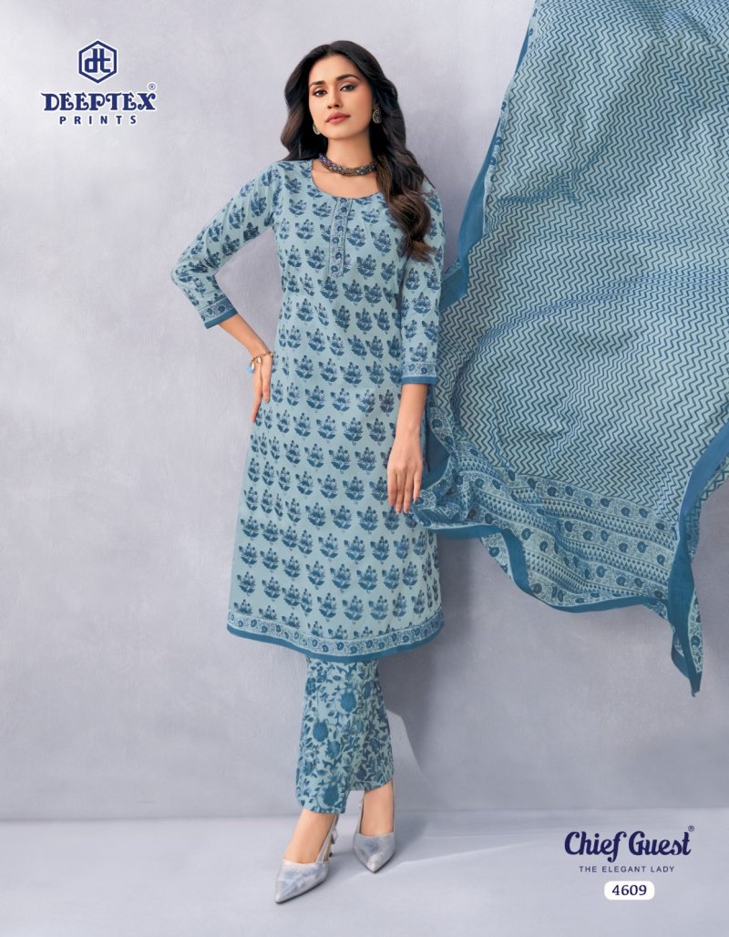 Chief Guest Vol 46 By Deeptex Cotton Printed Dress Material 